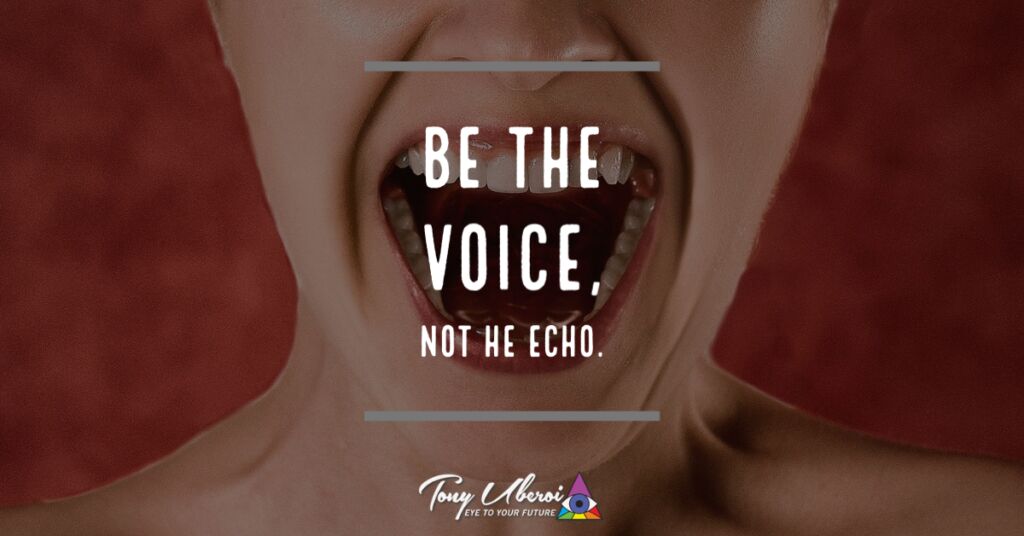 Tony Uberoi - Be the voice